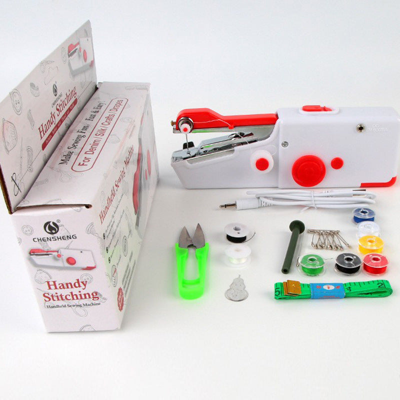 New Home Handheld Sewing Machine Handheld Home Electric Small Sewing Machine Set Wholesale