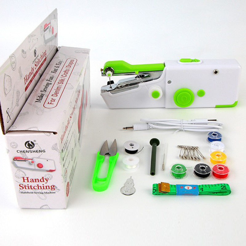 New Home Handheld Sewing Machine Handheld Home Electric Small Sewing Machine Set Wholesale