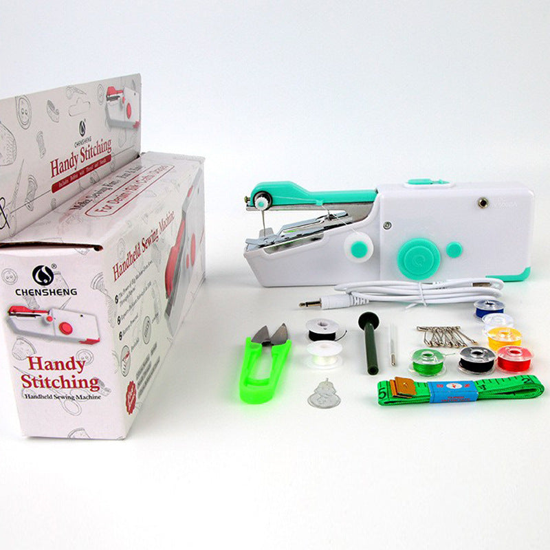 New Home Handheld Sewing Machine Handheld Home Electric Small Sewing Machine Set Wholesale